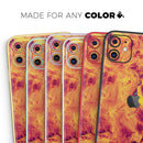 Liquid Abstract Paint Remix V62  - Protective Skin Wrap & Decal – Compatible with iPhone SE to iPhone 17 Pro Max (All Models)