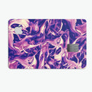 Liquid Abstract Paint Remix V63 - Premium Protective Decal Skin-Kit for the Apple Credit Card