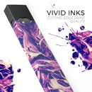 Liquid Abstract Paint Remix V63 - Premium Decal Protective Skin-Wrap Sticker compatible with the Juul Labs vaping device