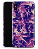 Liquid Abstract Paint Remix V63 - iPhone X Clipit Case