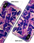 Liquid Abstract Paint Remix V63 - iPhone X Clipit Case