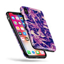Liquid Abstract Paint Remix V63 - iPhone X Swappable Hybrid Case