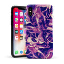 Liquid Abstract Paint Remix V63 - iPhone X Swappable Hybrid Case