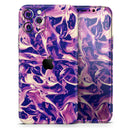 Liquid Abstract Paint Remix V63 - Vinyl Skin Wrap for iPhone 17 Pro Max, 17 Pro, 17 Air, 17, 16 & All Models — Soft Matte or Ultra Gloss