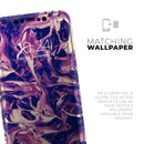 Liquid Abstract Paint Remix V63 - Vinyl Skin Wrap for iPhone 17 Pro Max, 17 Pro, 17 Air, 17, 16 & All Models — Soft Matte or Ultra Gloss