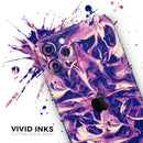 Liquid Abstract Paint Remix V63 - Vinyl Skin Wrap for iPhone 17 Pro Max, 17 Pro, 17 Air, 17, 16 & All Models — Soft Matte or Ultra Gloss