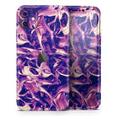 Liquid Abstract Paint Remix V63 - Vinyl Skin Wrap for iPhone 17 Pro Max, 17 Pro, 17 Air, 17, 16 & All Models — Soft Matte or Ultra Gloss