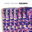 Liquid Abstract Paint Remix V63 - Vinyl Skin Wrap for iPhone 17 Pro Max, 17 Pro, 17 Air, 17, 16 & All Models — Soft Matte or Ultra Gloss