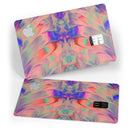 Liquid Abstract Paint Remix V64 - Premium Protective Decal Skin-Kit for the Apple Credit Card
