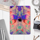 Liquid Abstract Paint Remix V64 - Full Body Skin Decal for the Apple iPad Pro 12.9", 11", 10.5", 9.7", Air or Mini (All Models Available)
