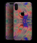 Liquid Abstract Paint Remix V64 - iPhone XS MAX, XS/X, 8/8+, 7/7+, 5/5S/SE Skin-Kit (All iPhones Available)