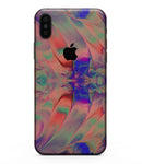 Liquid Abstract Paint Remix V64 - iPhone XS MAX, XS/X, 8/8+, 7/7+, 5/5S/SE Skin-Kit (All iPhones Available)