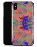 Liquid Abstract Paint Remix V64 - iPhone X Clipit Case
