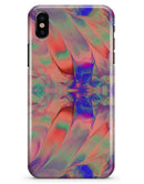 Liquid Abstract Paint Remix V64 - iPhone X Clipit Case