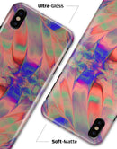 Liquid Abstract Paint Remix V64 - iPhone X Clipit Case