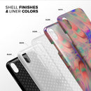 Liquid Abstract Paint Remix V64 - iPhone X Swappable Hybrid Case