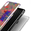 Liquid Abstract Paint Remix V64 - iPhone X Swappable Hybrid Case