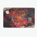 Liquid Abstract Paint Remix V65 - Premium Protective Decal Skin-Kit for the Apple Credit Card