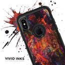 Liquid Abstract Paint Remix V65 - Skin Kit for the iPhone OtterBox Cases