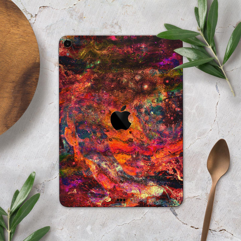 Liquid Abstract Paint Remix V65 - Full Body Skin Decal for the Apple iPad Pro 12.9", 11", 10.5", 9.7", Air or Mini (All Models Available)