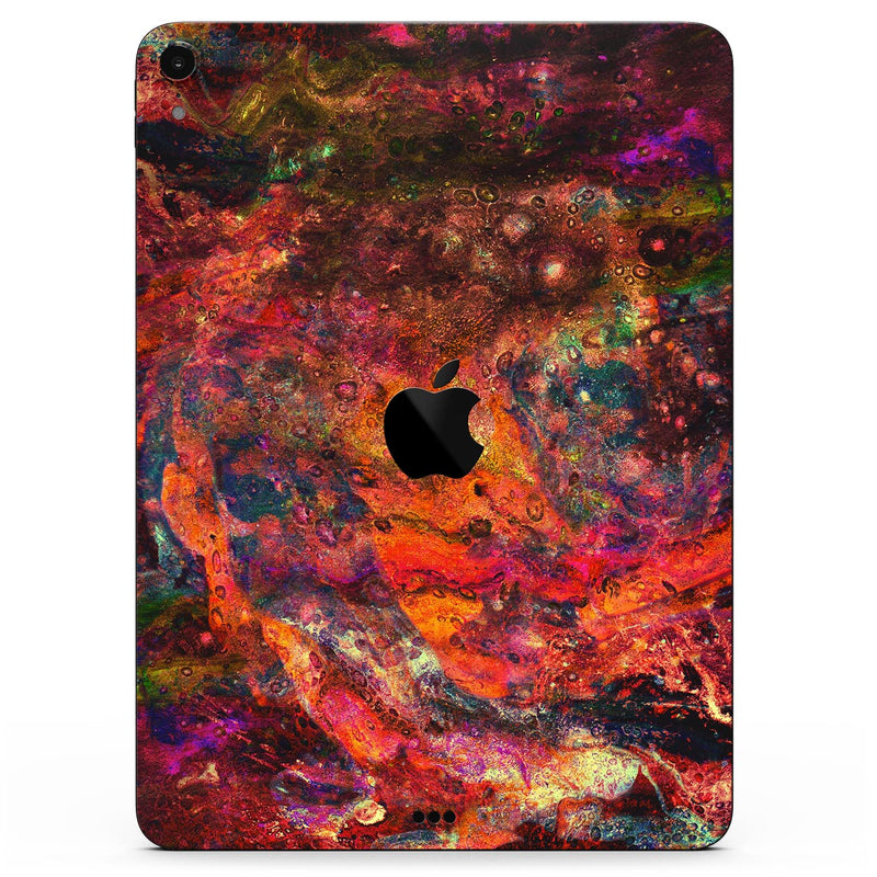Liquid Abstract Paint Remix V65 - Full Body Skin Decal for the Apple iPad Pro 12.9", 11", 10.5", 9.7", Air or Mini (All Models Available)