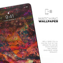 Liquid Abstract Paint Remix V65 - Full Body Skin Decal for the Apple iPad Pro 12.9", 11", 10.5", 9.7", Air or Mini (All Models Available)