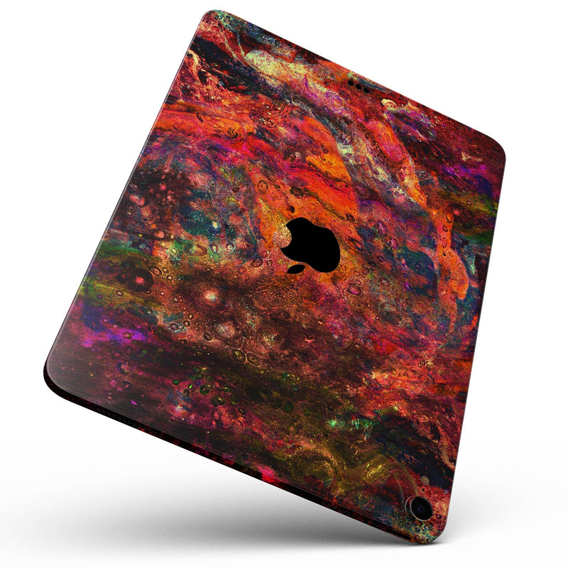 Liquid Abstract Paint Remix V65 - Full Body Skin Decal for the Apple iPad Pro 12.9", 11", 10.5", 9.7", Air or Mini (All Models Available)