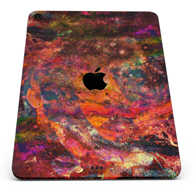Liquid Abstract Paint Remix V65 - Full Body Skin Decal for the Apple iPad Pro 12.9", 11", 10.5", 9.7", Air or Mini (All Models Available)