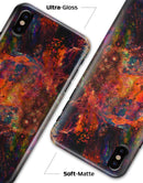 Liquid Abstract Paint Remix V65 - iPhone X Clipit Case