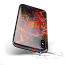 Liquid Abstract Paint Remix V65 - iPhone X Swappable Hybrid Case