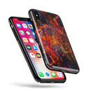 Liquid Abstract Paint Remix V65 - iPhone X Swappable Hybrid Case