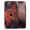 Liquid Abstract Paint Remix V65 - Vinyl Skin Wrap for iPhone 17 Pro Max, 17 Pro, 17 Air, 17, 16 & All Models — Soft Matte or Ultra Gloss