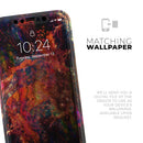 Liquid Abstract Paint Remix V65 - Vinyl Skin Wrap for iPhone 17 Pro Max, 17 Pro, 17 Air, 17, 16 & All Models — Soft Matte or Ultra Gloss
