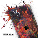 Liquid Abstract Paint Remix V65 - Vinyl Skin Wrap for iPhone 17 Pro Max, 17 Pro, 17 Air, 17, 16 & All Models — Soft Matte or Ultra Gloss