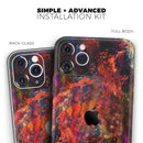 Liquid Abstract Paint Remix V65 - Vinyl Skin Wrap for iPhone 17 Pro Max, 17 Pro, 17 Air, 17, 16 & All Models — Soft Matte or Ultra Gloss