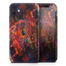 Liquid Abstract Paint Remix V65 - Vinyl Skin Wrap for iPhone 17 Pro Max, 17 Pro, 17 Air, 17, 16 & All Models — Soft Matte or Ultra Gloss