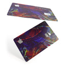 Liquid Abstract Paint Remix V66 - Premium Protective Decal Skin-Kit for the Apple Credit Card