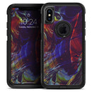 Liquid Abstract Paint Remix V66 - Skin Kit for the iPhone OtterBox Cases
