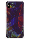 Liquid Abstract Paint Remix V66 - iPhone X Clipit Case