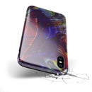 Liquid Abstract Paint Remix V66 - iPhone X Swappable Hybrid Case