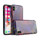 Liquid Abstract Paint Remix V66 - iPhone X Swappable Hybrid Case