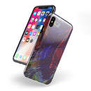 Liquid Abstract Paint Remix V66 - iPhone X Swappable Hybrid Case