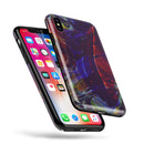 Liquid Abstract Paint Remix V66 - iPhone X Swappable Hybrid Case