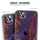 Liquid Abstract Paint Remix V66 - Vinyl Skin Wrap for iPhone 17 Pro Max, 17 Pro, 17 Air, 17, 16 & All Models — Soft Matte or Ultra Gloss