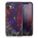 Liquid Abstract Paint Remix V66 - Vinyl Skin Wrap for iPhone 17 Pro Max, 17 Pro, 17 Air, 17, 16 & All Models — Soft Matte or Ultra Gloss