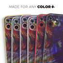 Liquid Abstract Paint Remix V66 - Vinyl Skin Wrap for iPhone 17 Pro Max, 17 Pro, 17 Air, 17, 16 & All Models — Soft Matte or Ultra Gloss