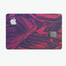 Liquid Abstract Paint Remix V67 - Premium Protective Decal Skin-Kit for the Apple Credit Card