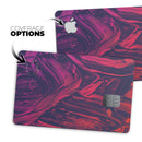 Liquid Abstract Paint Remix V67 - Premium Protective Decal Skin-Kit for the Apple Credit Card