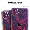 Liquid Abstract Paint Remix V67  - Protective Skin Wrap & Decal – Compatible with iPhone SE to iPhone 17 Pro Max (All Models)