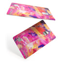 Liquid Abstract Paint Remix V68 - Premium Protective Decal Skin-Kit for the Apple Credit Card